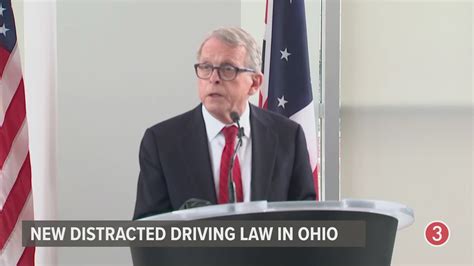New distracted driving law in Ohio: Gov. Mike DeWine gives update ...