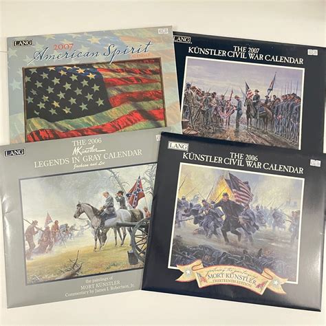 Kunstler Civil War Calendar - Printable Calendars AT A GLANCE