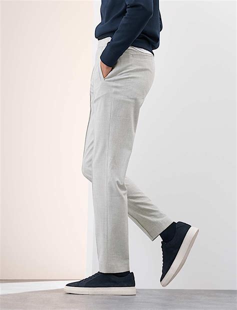 Buy Seersucker Trousers at Marks & Spencer