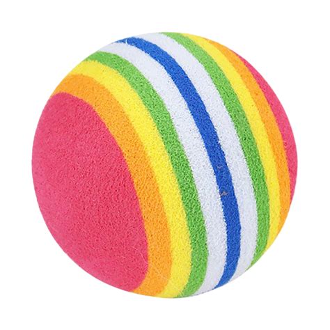 EVA Cat Rainbow Crinkle Kick Toy for Cats Soft Chewable Interactive ...