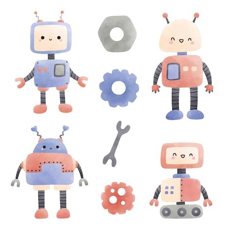 Cute Robot Vector 的图像结果