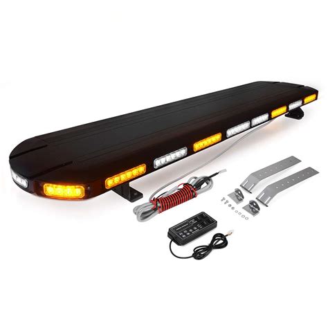 Yitamotor Strobe Light Bar 48 Inch Amber White 120 Led | Desertcart INDIA