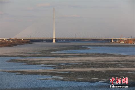 哈尔滨松花江开启“冰封模式” 气势磅礴蔚为壮观-图片频道