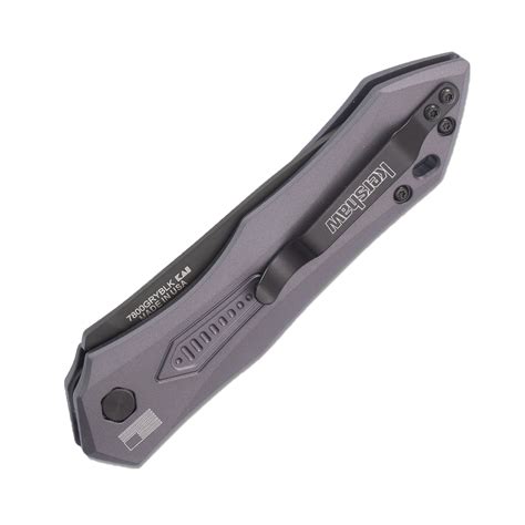 Nóż sprężynowy Kershaw Launch 6 Auto Grey Black - sklep Militaria.pl