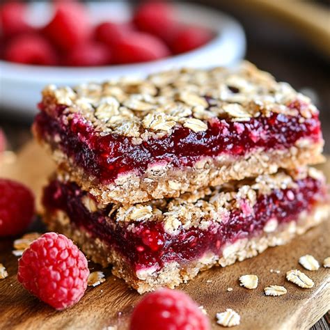 Raspberry Oatmeal Bars
