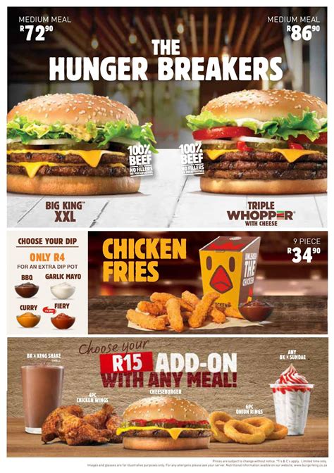 Burger King Menu Prices & Specials