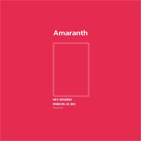 Amaranth Color
