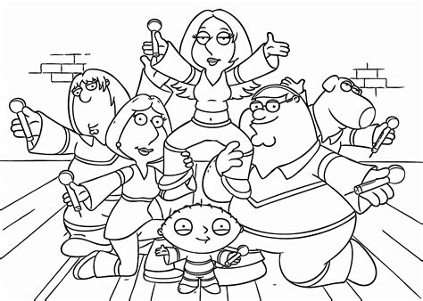 Coloring Pages Of Family Guy