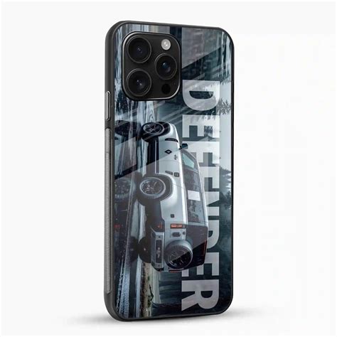 Defender SUV Glass Back Mobile Cover – Shockproof Slim fit Case ...