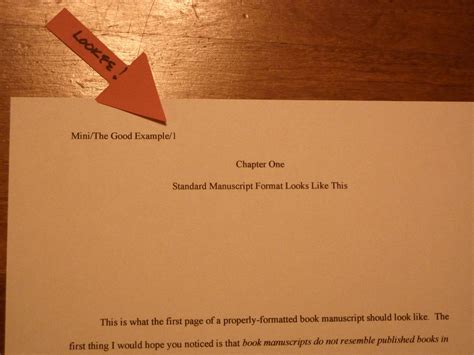 Image result for Standard Manuscript Format