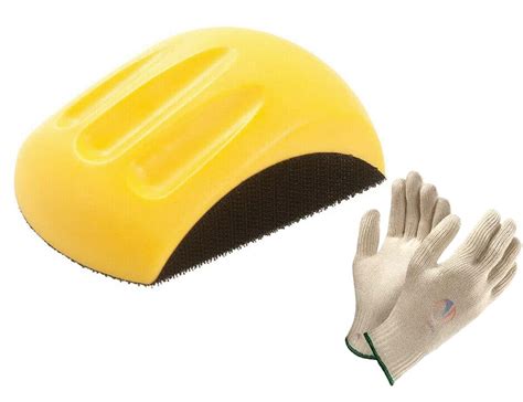 Mass Pro 6" inch (150mm) Mouse Shape Hand Sanding Block Pad Hook and ...