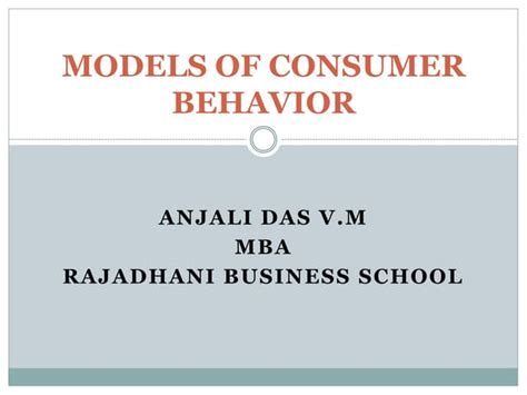 Image result for Model of Consumer Behavior