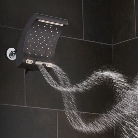 Oxygenics Evolution 5 -Settings Oil Rubbed Bronze 6-in Square Fixed ...