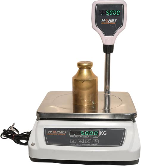Monet Weighing Machine with Pole | 30kg Capacity, 2g Accuracy | Heavy ...
