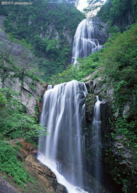 高山流水0036-自然风景图-自然风景图库-瀑布 高山 流水