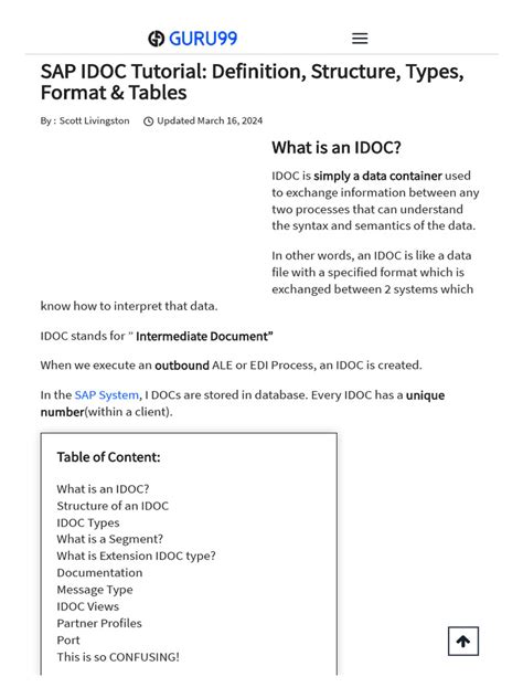 SAP Idoc Tutorial 的图像结果