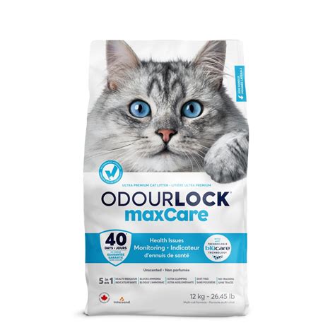 Odourlock Maxcare Ultra Premium 5-in-1 Cat Litter, 12 kg – Health ...