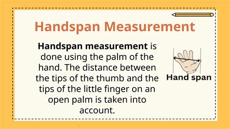 Image result for Non-Standard Measurement Using Hand Spans