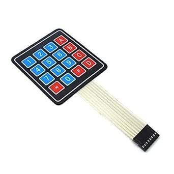 RoboElectrixx 4x4 Matrix Keypad Membrane Switch Arduino, Arm and Other ...