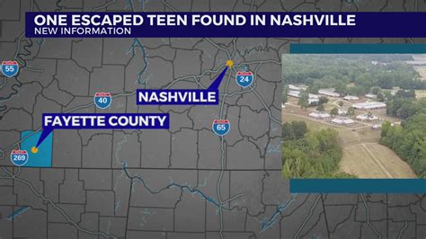 1 of 3 escaped teens from West Tennessee youth detention center found ...