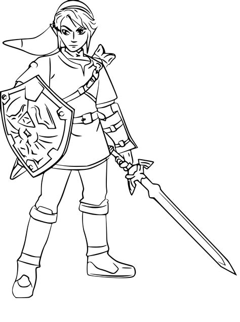 Zelda Printable Coloring Pages at GetColorings.com | Free printable ...