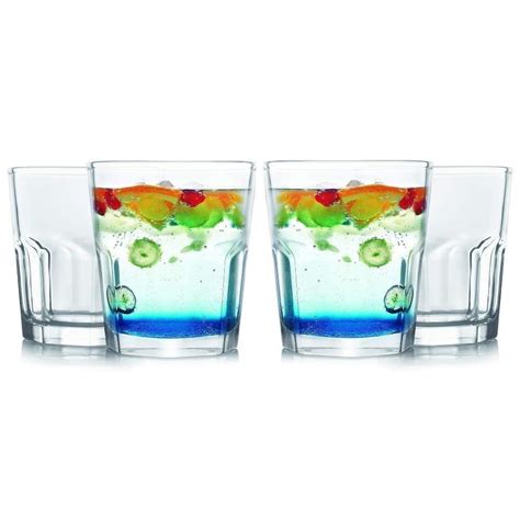 Buy Femora Glass Juice Water Glass Tumbler - (Transparent, 240ml) Set ...