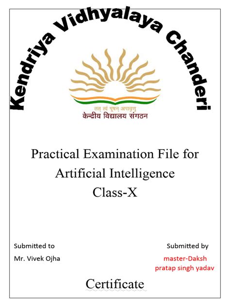 Image result for Python Practical File Cover Page Sample