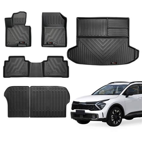 for 2023 2024 2025 Kia Sportage Floor Mats Trunk Cargo Liner and Rear ...