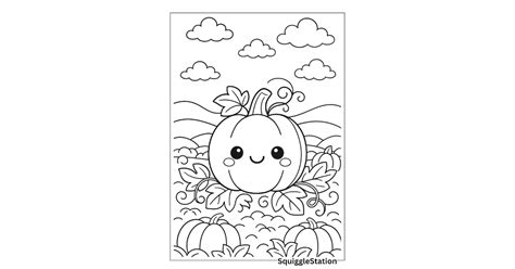 Free Printable Pumpkin Patch Coloring Page For Preschoolers ...