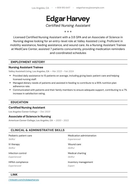 Free Healthcare Resume Examples