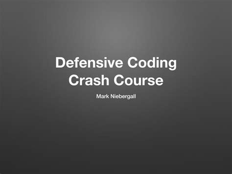 Image result for Defensive Coding in C