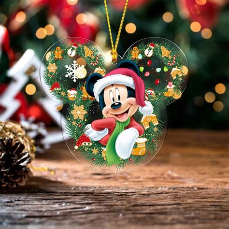 Mickey Mouse Christmas Ornament Mickey Christmas Ornament - Etsy
