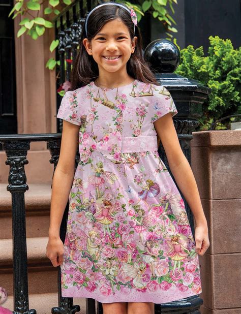 The Daisy Dress feat Spring songs flower fairies by The fabric addict