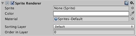 Sprite Renderer Unity 的图像结果