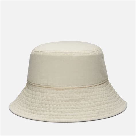 Monochrome Bucket Hat in White