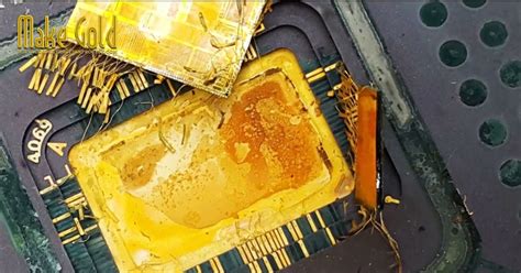 Image result for How to Extract Gold From Computer Legs