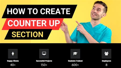 Image result for Counter Up in HTML and CSS and JavaScript