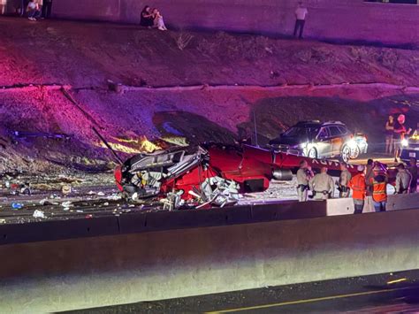 Medical helicopter crashes on California freeway, crew taken to area ...