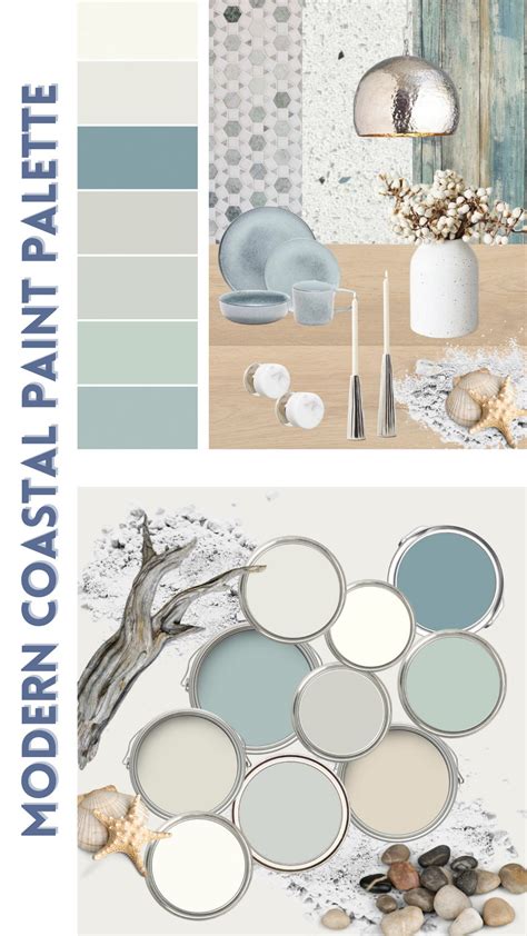 Benjamin Moore Coastal Palette Blue Paint Scheme Beach House Color ...