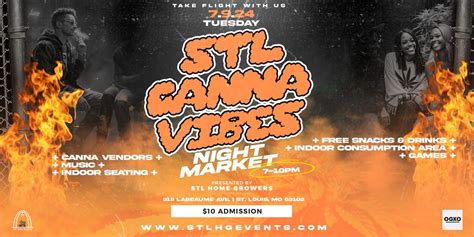 STL Canna Vibes Night Market, 918 Labeaume Ave, St Louis, MO 63102-1217 ...