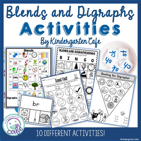 Consonant Blends and Digraphs Phonics Worksheets | No Prep Phonics ...