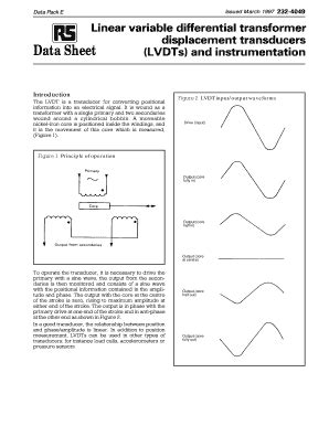 Linear Variable Differential Transformer Displacement Bb - Skynetbe ...