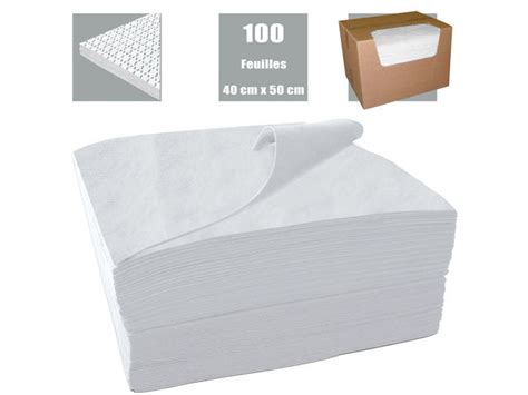Feuille absorbante protection des surfaces et des sols (Hydrocarbure ...