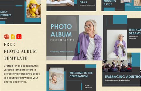 Free Photo Album Template - Download in PDF, PowerPoint, Google Slides ...
