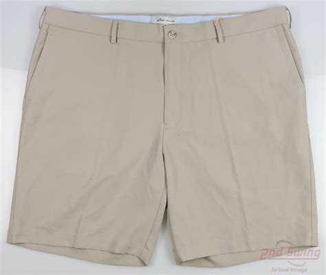 New Mens Peter Millar Golf Shorts 42 Khaki MSRP $98 | 2nd Swing Golf
