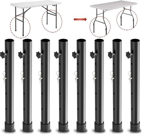 Enhance Stability: Table Leg Extenders for Folding Tables
