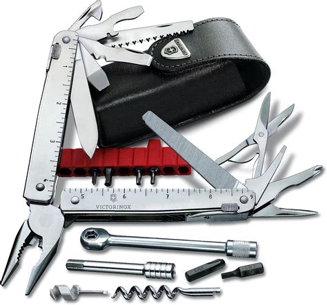 Multiferramenta Victorinox Swiss Tool X Plus Ratchet, Aço Inoxidável, 38 funções : Amazon.com.br ...