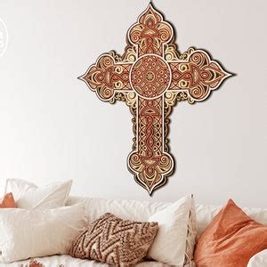 CROSS RELIGIOUS Svg Laser Cut File Wall Art and Jesus Laser - Etsy India