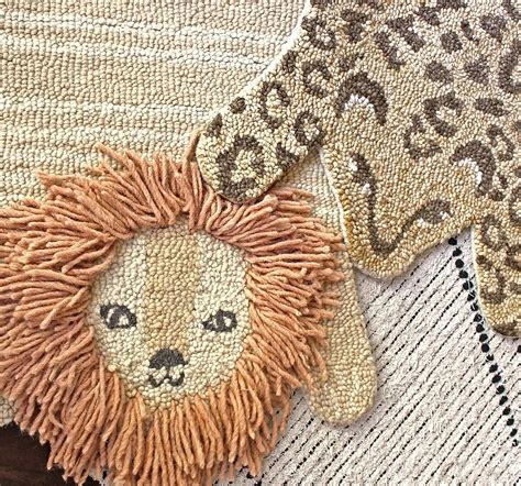 Crane Baby Leopard Shape Rug 6Y+ Yellow