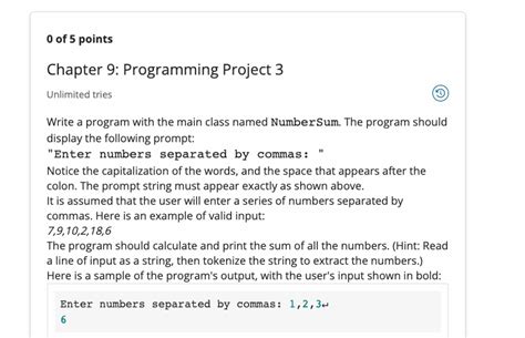 Image result for Chapter 10 Programming Project 3